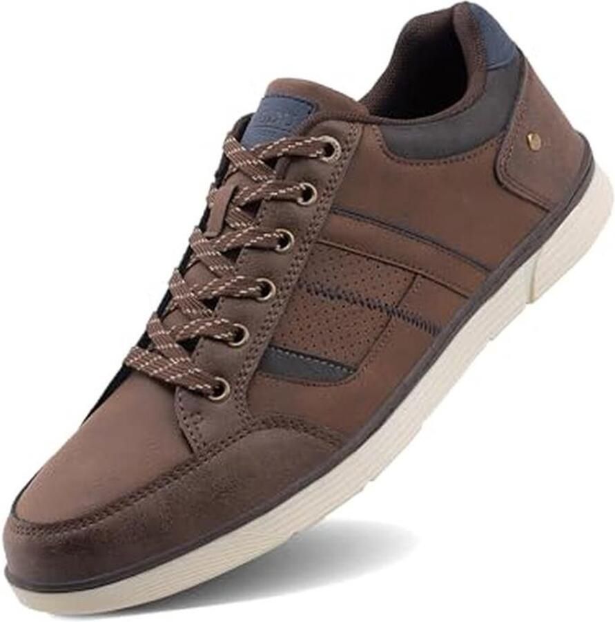 Lichte Ademende Sneakers voor Heren Vrijetijdsschoenen en Wandelschoenen )