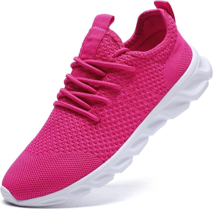 Lichte Ademende Sportschoenen Dames Sneaker voor Hardlopen Wandelen en Fitness