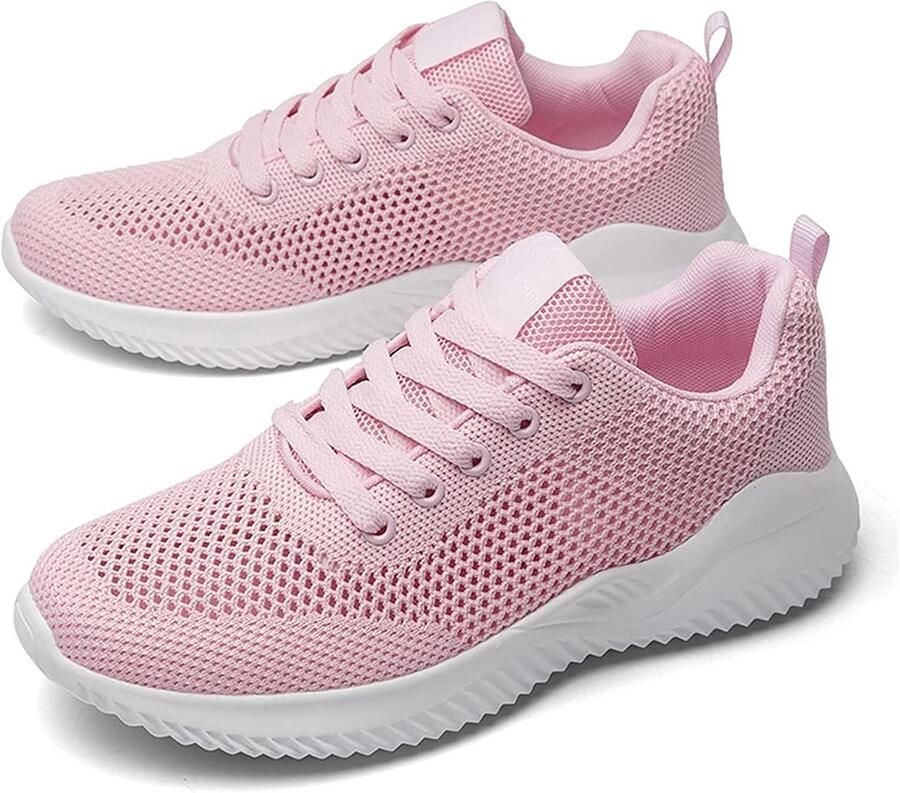 Lichte Ademende Sportschoenen voor Dames Comfortabele Sneakers voor Hardlopen en Vrije Tijd
