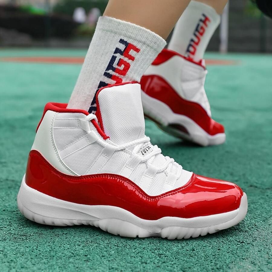 Lichte Basketbalschoenen voor Kinderen en Jongeren Antislip Sportschoenen