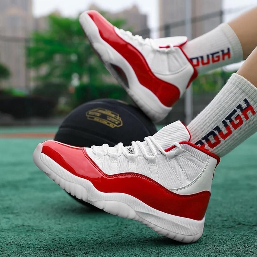 Lichte Basketbalschoenen voor Kinderen en Jongeren Antislip Sportschoenen