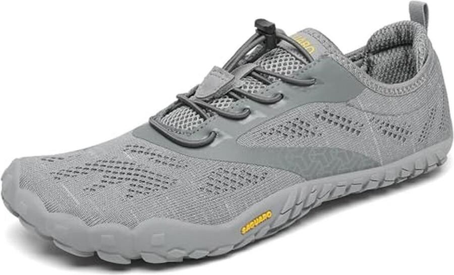 Lichte Blotevoetenschoenen voor Trail Running en Fitness Uniseks Antislip Grijs