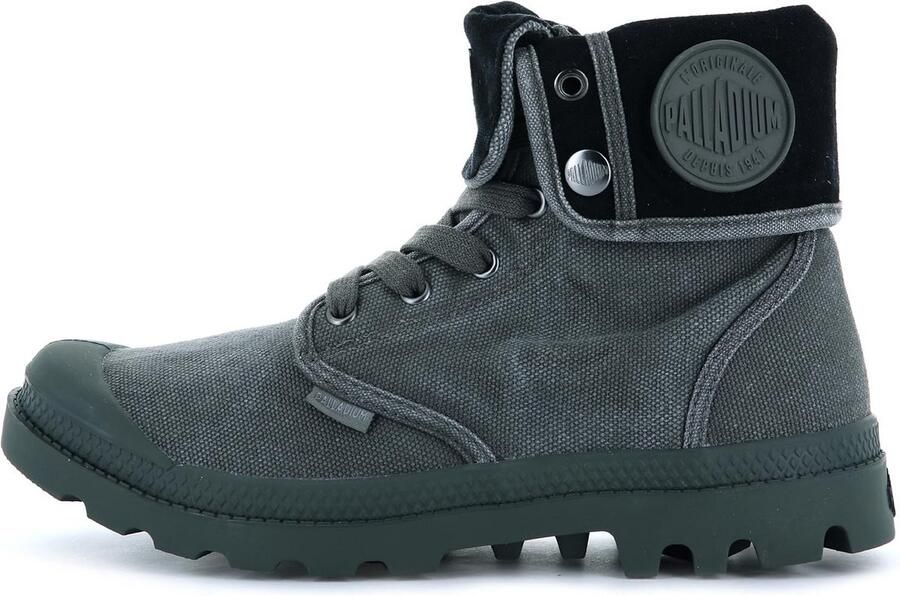 Lichte Canvas Laarzen Met Baggy Kraag