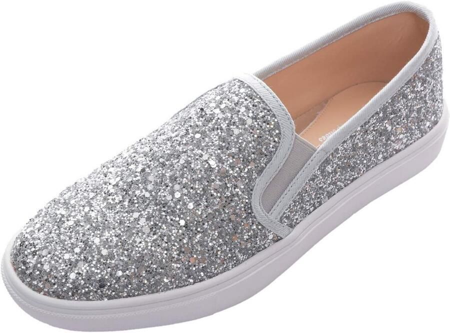 Lichte Canvas Sneakers voor Dames met Losse Inlegzool Extra Breed