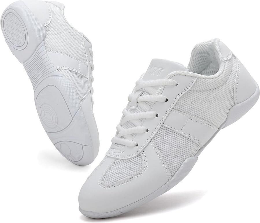 Witte Cheerleading Schoenen voor Dames en Meisjes Dans Gymnastiek en Aerobics Sneakers