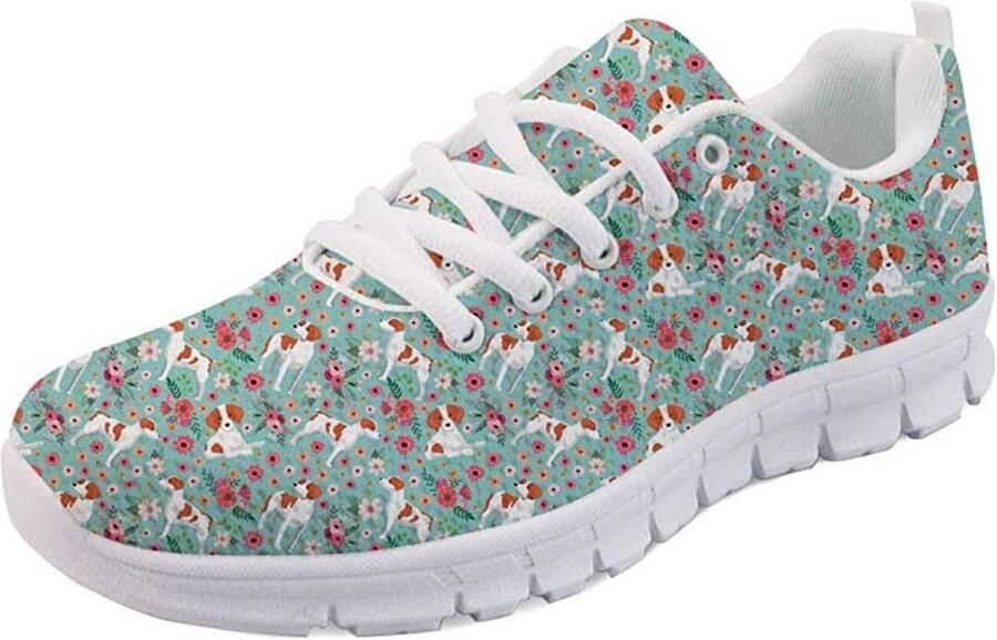 Lichte Dames Sportsneakers Ademende Loopschoenen voor Sport en Wandelen