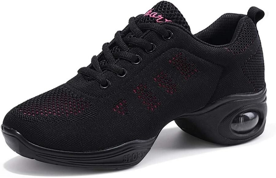 Lichte Dans- en Sportschoenen voor Dames Zumba Jazz Fitness Sneakers met Luchtkussen
