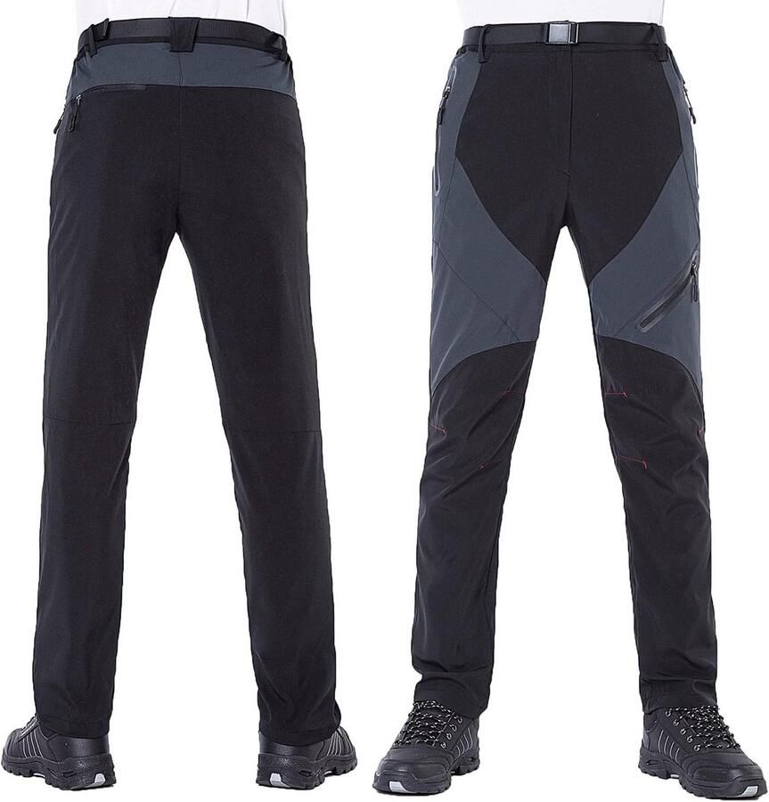 Lichte en Ademend Heren Softshell Wandelschoenen met Ritszakken voor Sneldrogend Comfort tijdens Outdoor Activiteiten
