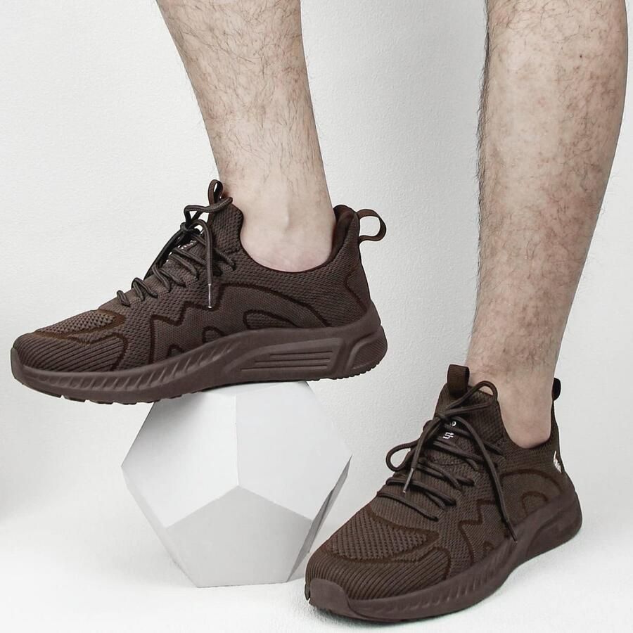 Lichte en Ademend Sneakers voor Heren Sport Fitness Joggen Wandelen en Vrije Tijd