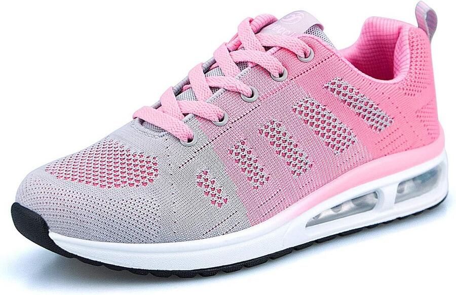 Dames Sportschoenen Lichtgewicht Hardloopschoenen met Mesh Bovenwerk en Luchtkussen Zool