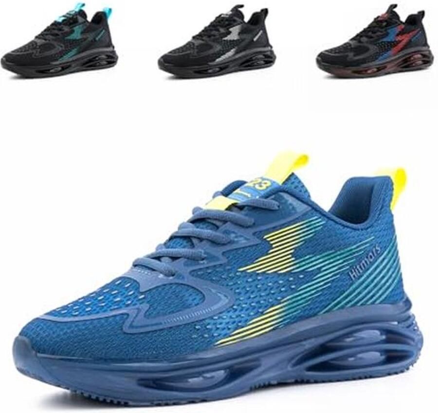 Lichte en Ademende Hardloopschoenen voor Heren Comfortabele Gym- en Sportschoenen in