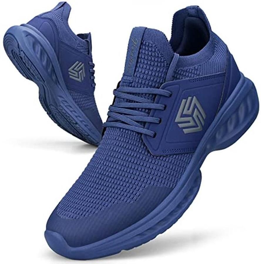 Lichte en Ademende Sneakers voor Heren Comfortabele Sportschoenen voor Wandelen en Hardlopen