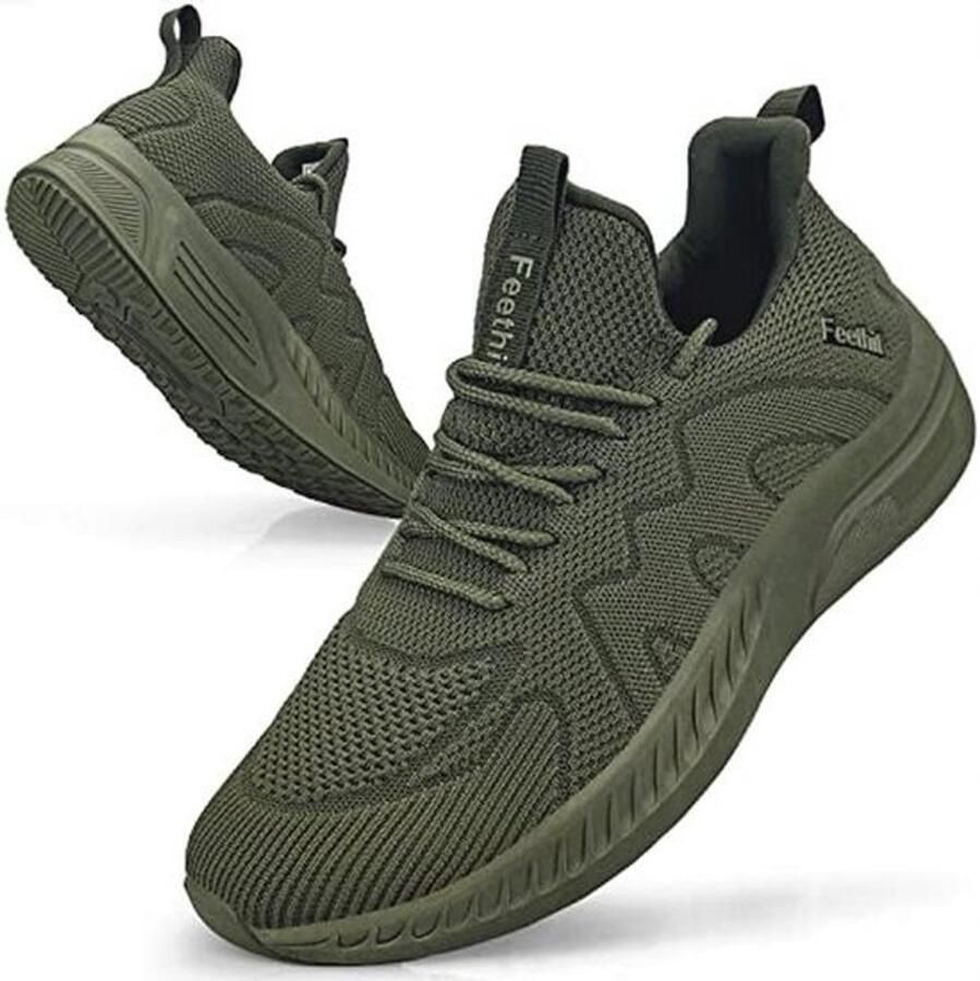 Lichte en Ademende Sneakers voor Heren Sportschoenen Loopschoenen en Instapschoenen voor Vrije Tijd