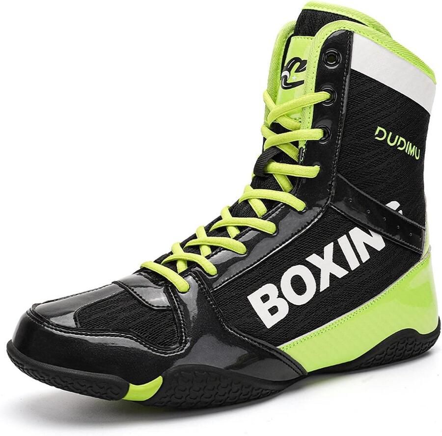 Lichtgewicht Boksschoenen voor Heren en Tieners Ideaal voor Worstelen Kickboksen en Fitness