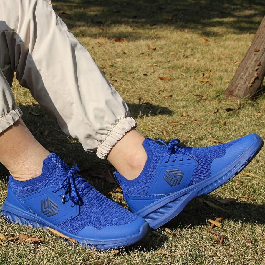 Ademende Lichte Heren Sneakers voor Hardlopen Wandelen en Fitness