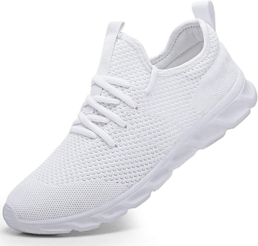 Lichte en Ademende Sportschoenen voor Heren Ideaal voor Hardlopen en Wandelen