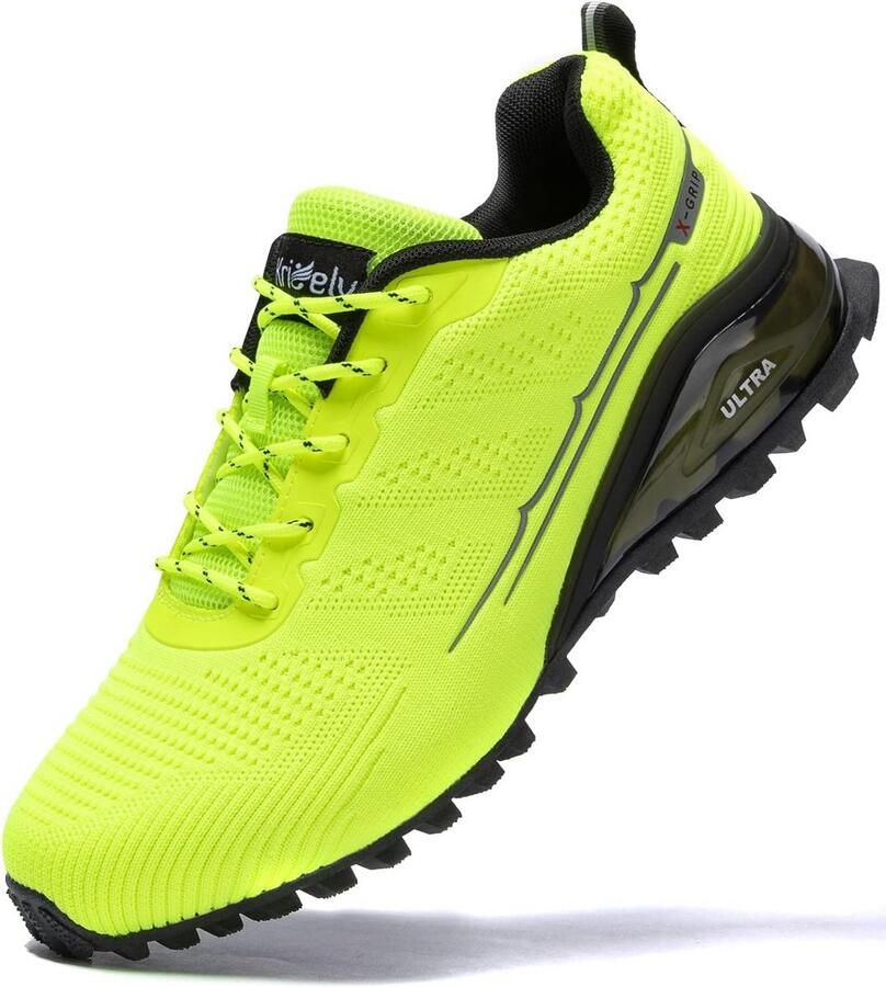 Lichte en Ademende Trailrunningschoenen voor Heren Antislip Outdoor Fitness Sneakers