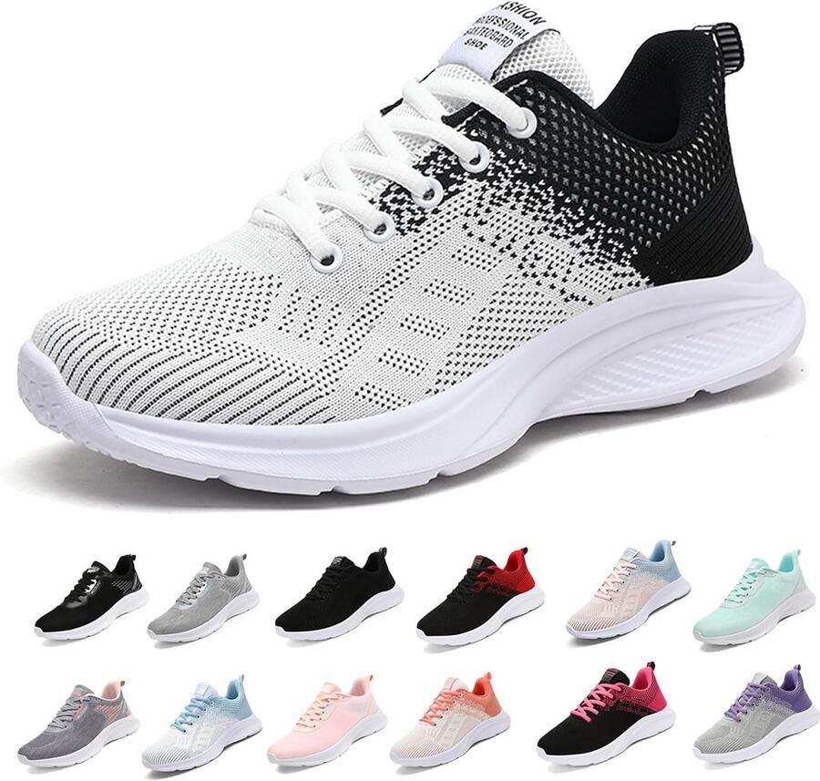 Lichte en Comfortabele Heren Sportschoenen voor Hardlopen en Wandelen