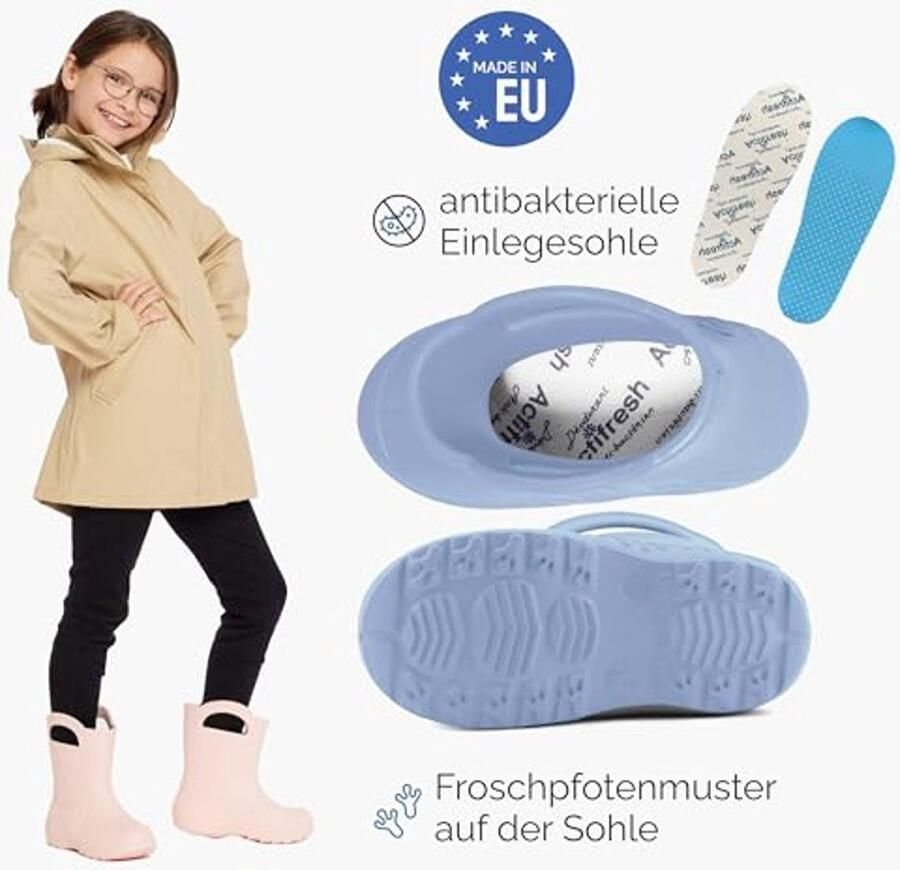 Lichte en Comfortabele Rubberlaarzen voor Kinderen Waterdicht en Elastisch