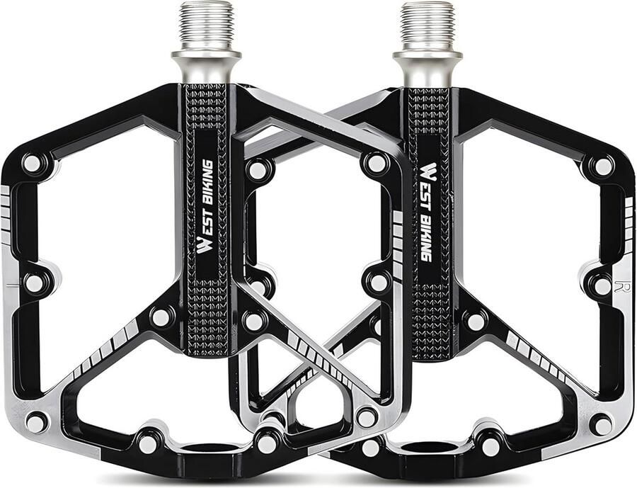 Lichte Fiets Pedalen Aluminiumlegering met Anti-Slip Pinnen voor Mountainbike en Racefiets