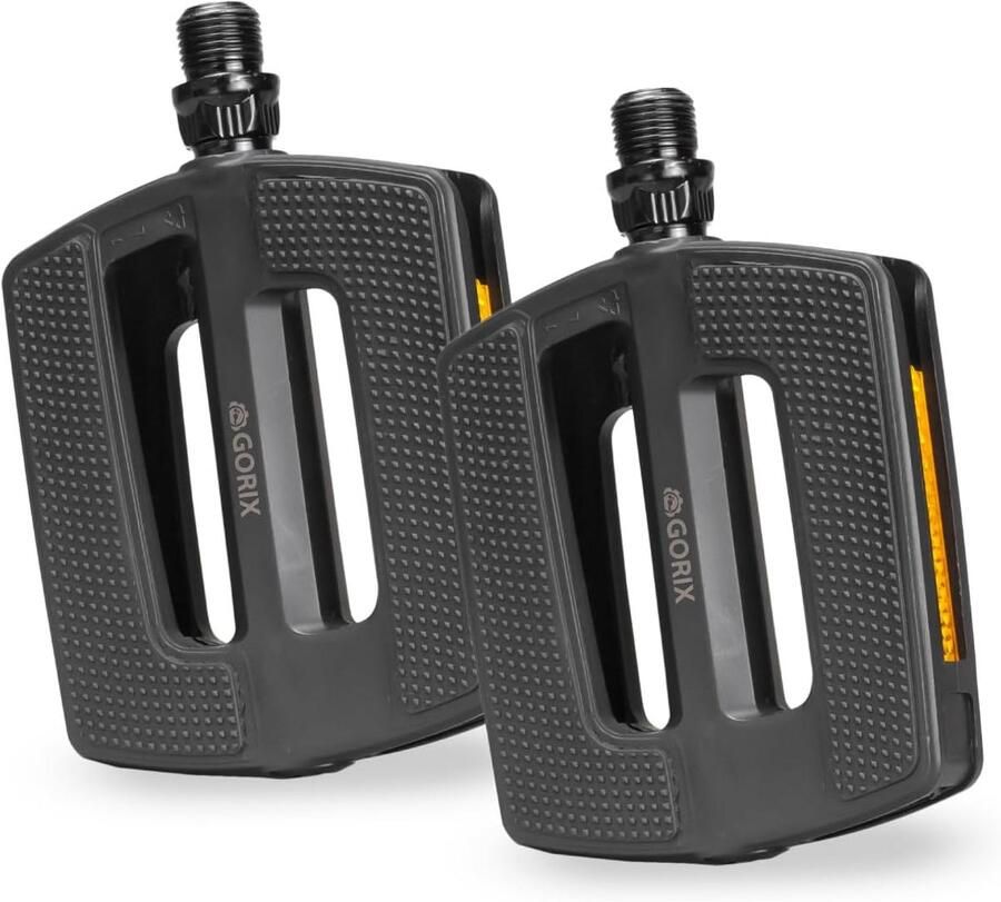 Lichte Fiets Pedalen met Reflectoren Antislip Fietsplaatpedalen voor Mountainbike Racefiets E-bike