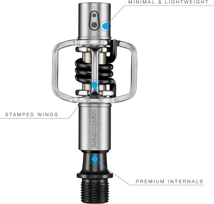 Lichte Fiets SPD Klikpedalen voor Mountainbike en Racefiets Inclusief Schroefjes