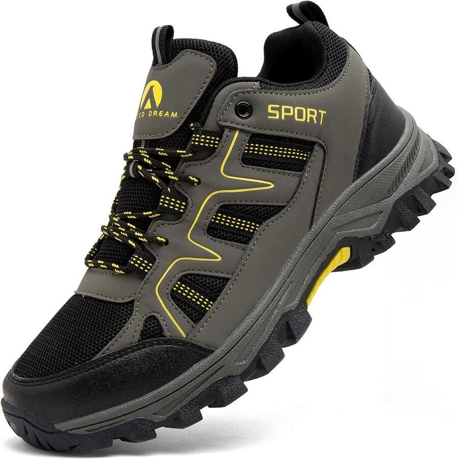 Lichte Halfhoge Wandelschoenen voor en Ade d en Geschikt voor Trekking