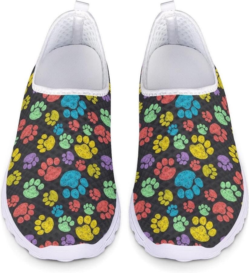 Lichte hardloopschoenen dames Ademende joggingsneakers met veters