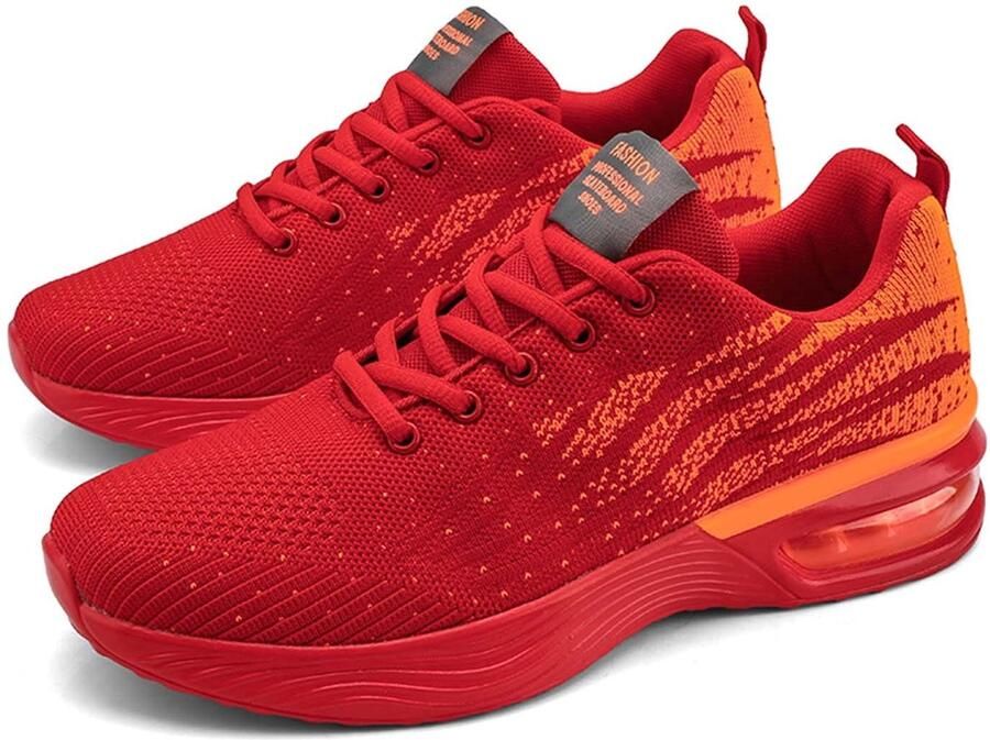 Lichte hardloopschoenen voor Heren Ademend en comfortabel Rood