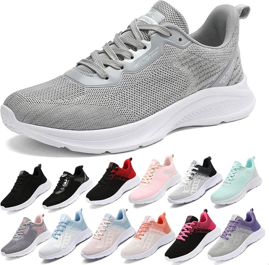 Lichte Heren Loopschoenen Ademend Comfortabel Hardloopsneakers
