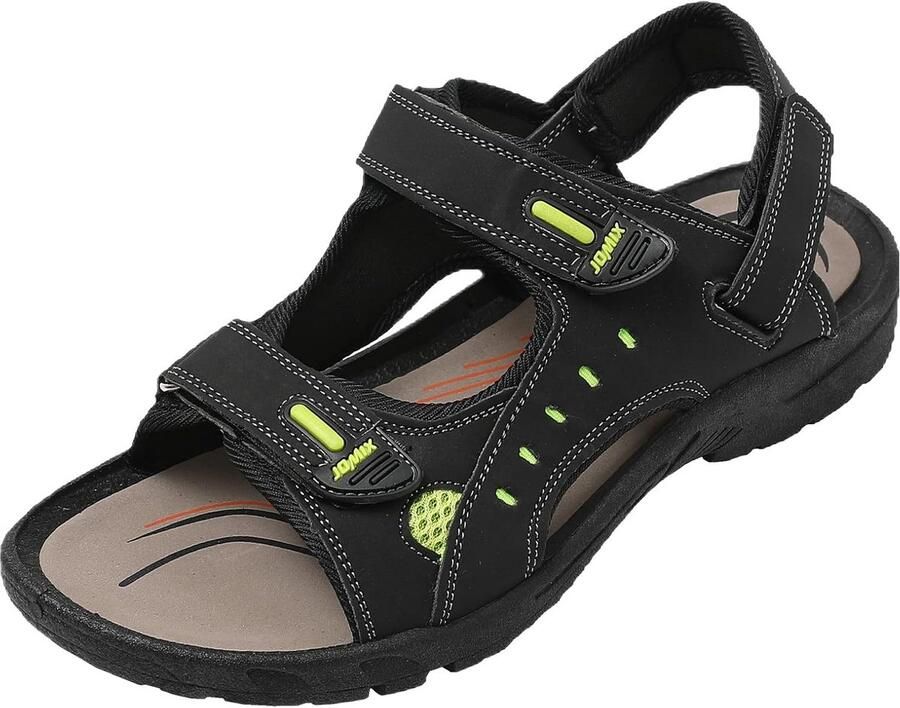 Lichte Heren Sandalen met Verstelbare Riem Antislip Zomersandalen voor Wandelen Strand en Zwembad