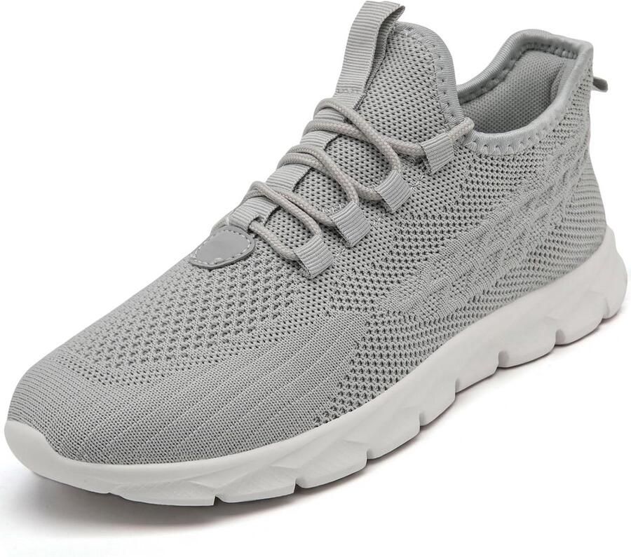 Lichte Heren Sneakers Ademend Mesh Slip-On Sportschoenen voor Lopen Fitness en Dagelijks Gebruik