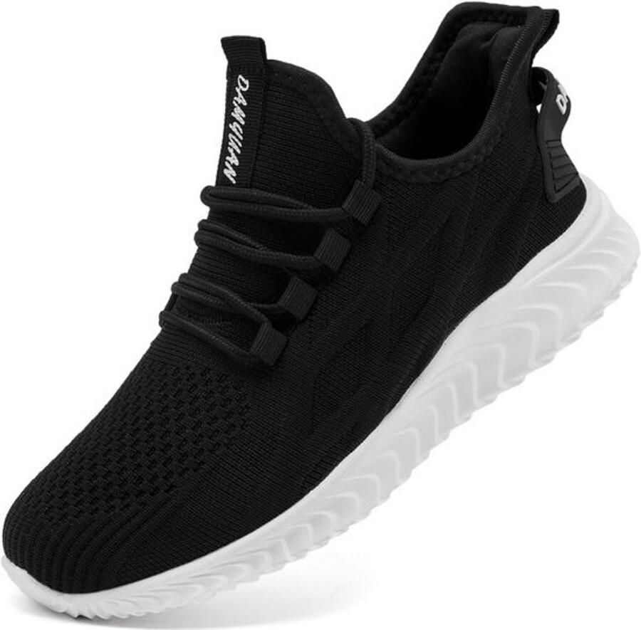 Lichte Heren Sneakers Gymschoenen Loopschoenen Slip-On Wandelschoenen Ademend voor Sport en Vrije Tijd