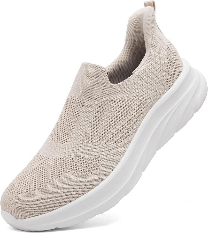 Lichte Heren Sneakers Slip-On Loafers Anti-Slip Loop- en Tennisschoenen