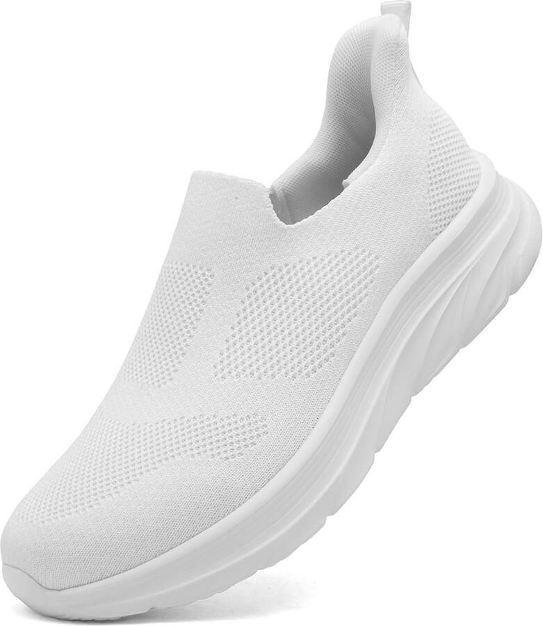 Lichte Heren Sneakers Slip-On Loafers Wandelschoenen Ademend en Antislip