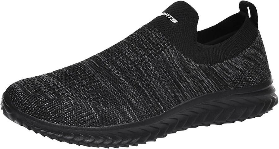 Lichte Heren Sneakers Zomer Ademend Slip-on Sportschoenen Casual Wandelschoenen