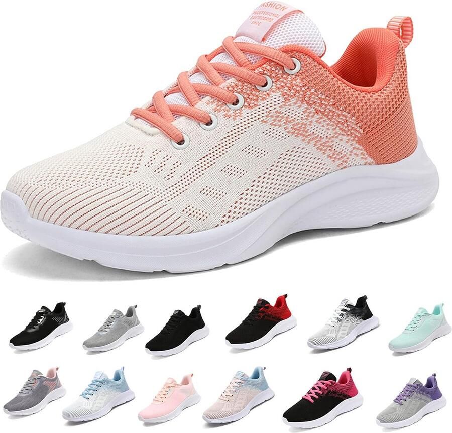 Lichte Heren Sportschoenen Ademend Mesh Comfortabele Hardloopschoenen