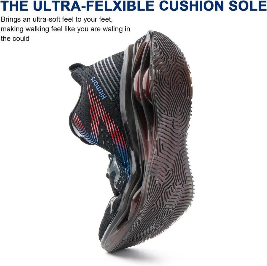 Lichte Heren Sportschoenen Ademend Trainingsschoenen voor Hardlopen en Fitness