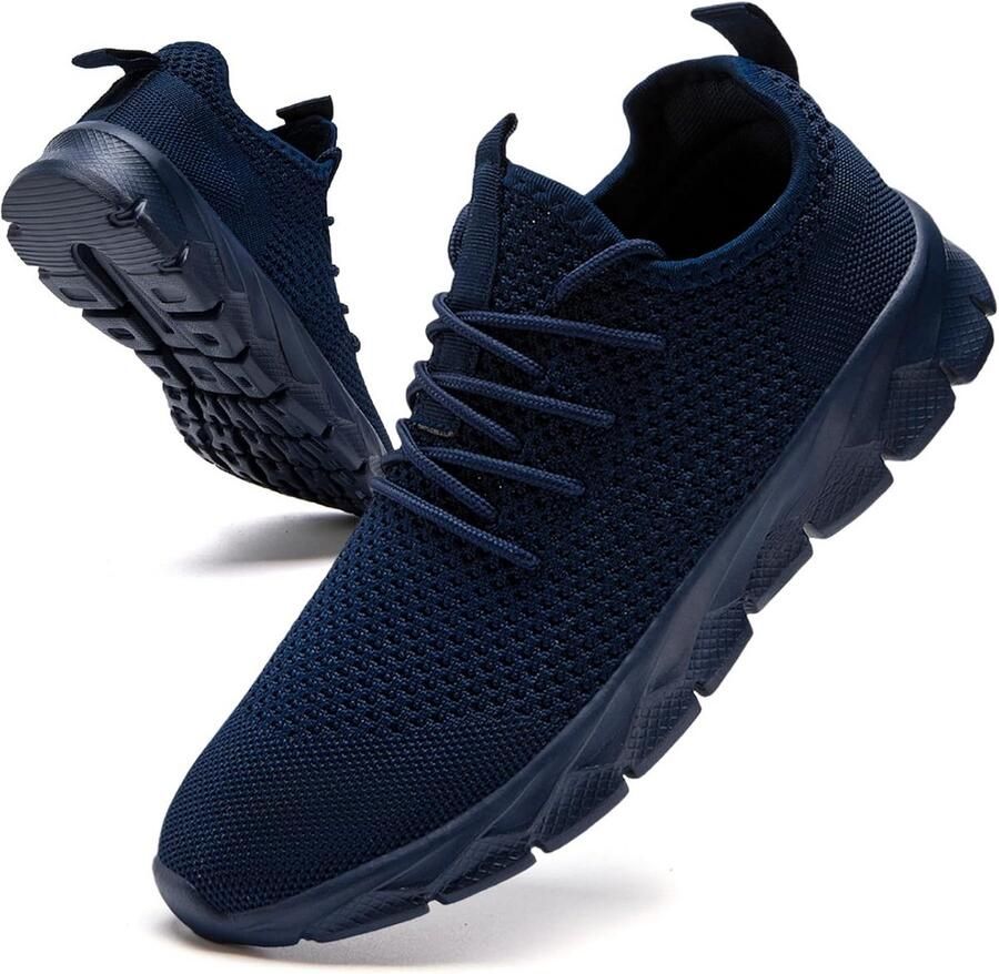 Lichte Heren Sportschoenen Instapper Ademend voor Hardlopen Outdoor en Gym