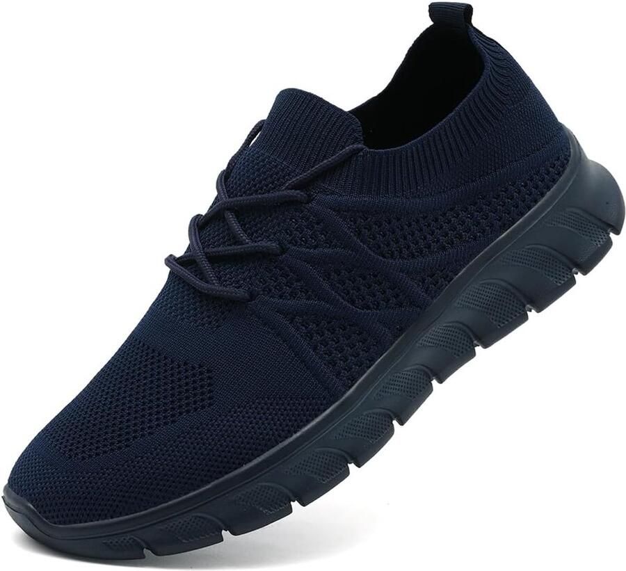 Lichte Heren Sportschoenen Slip-On Tennisschoenen Wandellaarzen & Ademende Hardloopsneakers