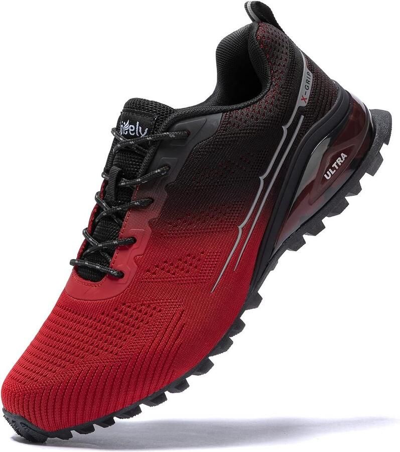 Lichte Heren Wandelschoenen Ademend Trailrunning Schoen Met Sterke Grip