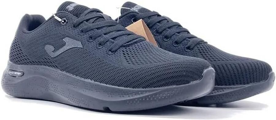 Lichte Heren Wandelschoenen Zwart Ademend Mesh Comfortabele Sportschoenen