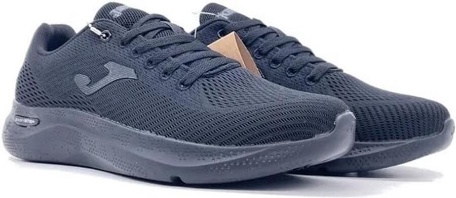 Lichte Heren Wandelschoenen Zwart Ademend Mesh Comfortabele Sportschoenen