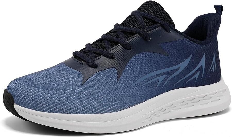 Lichte Heren Sportschoenen voor Hardlopen en Tennis