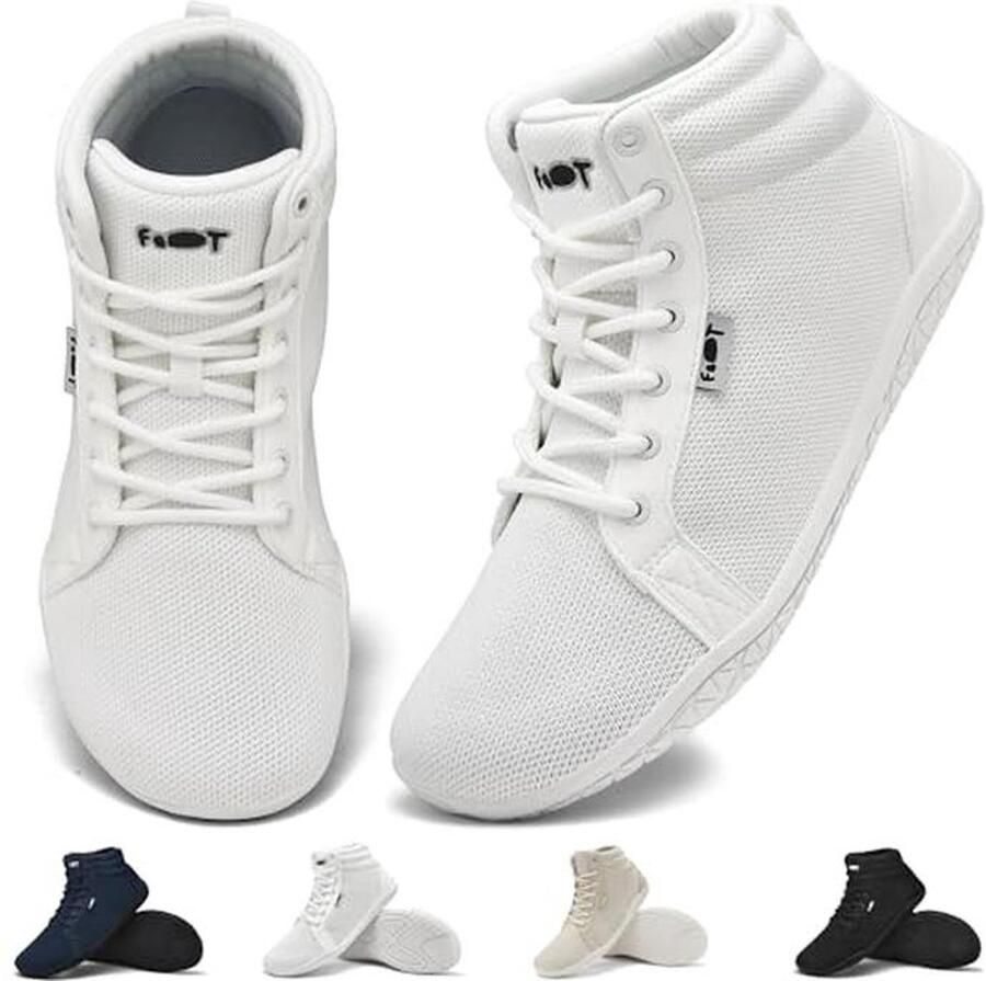 Lichte Hi-Top Barefoot Sneakers voor Vrouwen Comfortabele Minimalistische Wandelschoenen