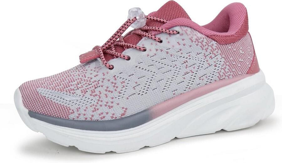 Lichte Kindersneakers met Voetboogondersteuning Bungee Sluiting voor en