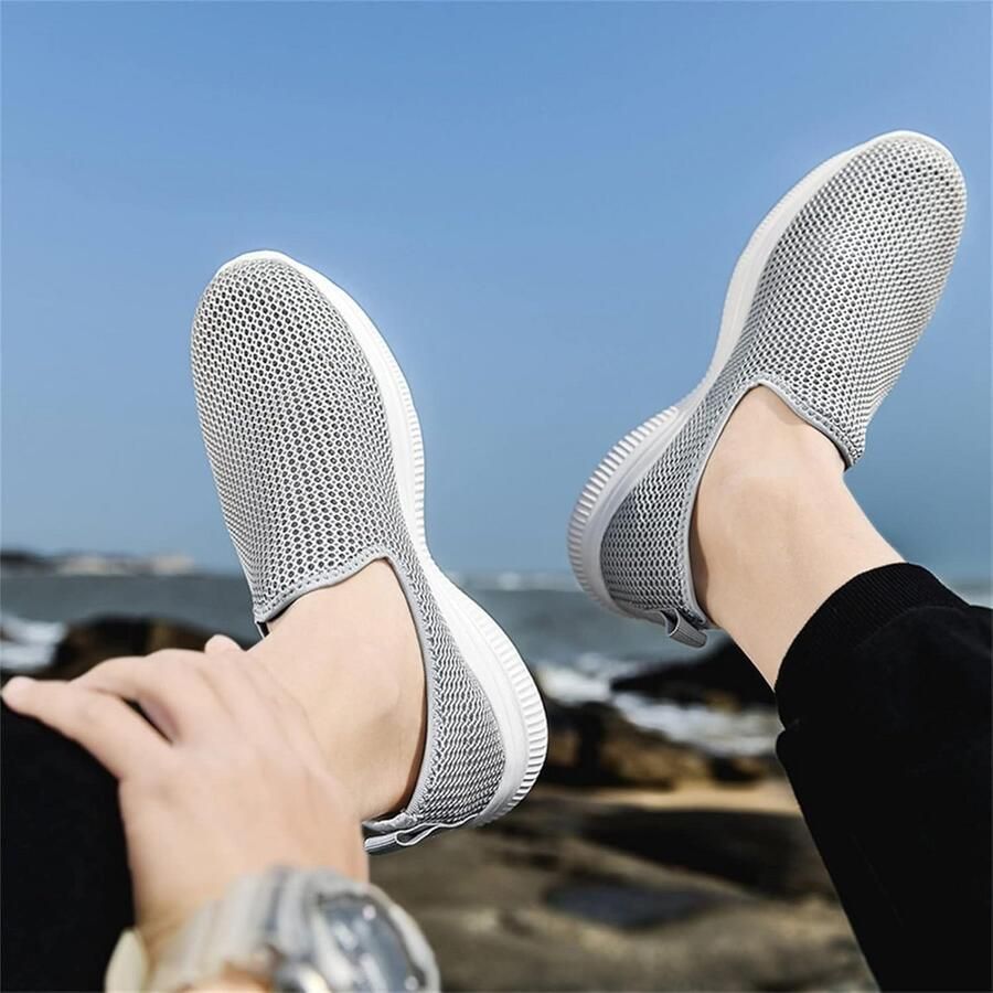 Lichtgewicht Heren Sneakers Ademend Mesh Comfortabele Casual Sportschoenen