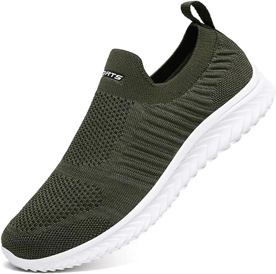 Lichte Mesh Sportsneakers zonder Veters voor en
