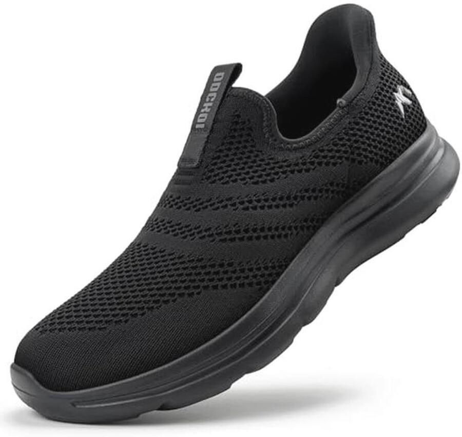 Lichte Slip On Sneakers voor Heren Ademend en Vetersloos voor Wandelen Joggen en Dagelijks Gebruik