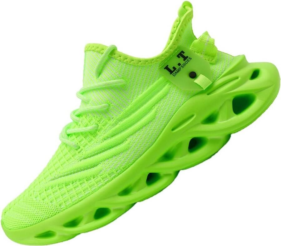 Lichte Sport- en Hardloopschoenen voor Heren Ademend en Antislip Sneakers voor Fitness en Wandelen